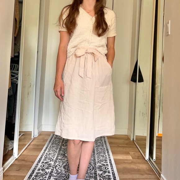 SOLD | Pale pink paperbag skirt 🎀 - Picture 1 of 4